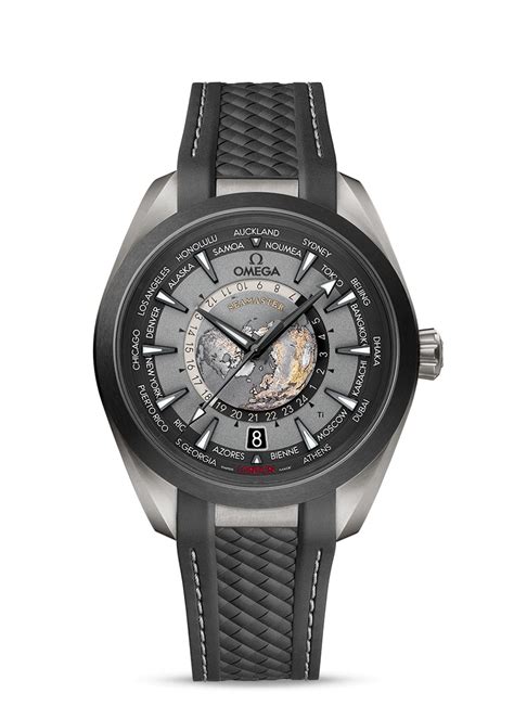 omega titanium mens watches|omega watches worldtimer.